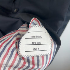 Thom Browne Black 4-Bar Blazer