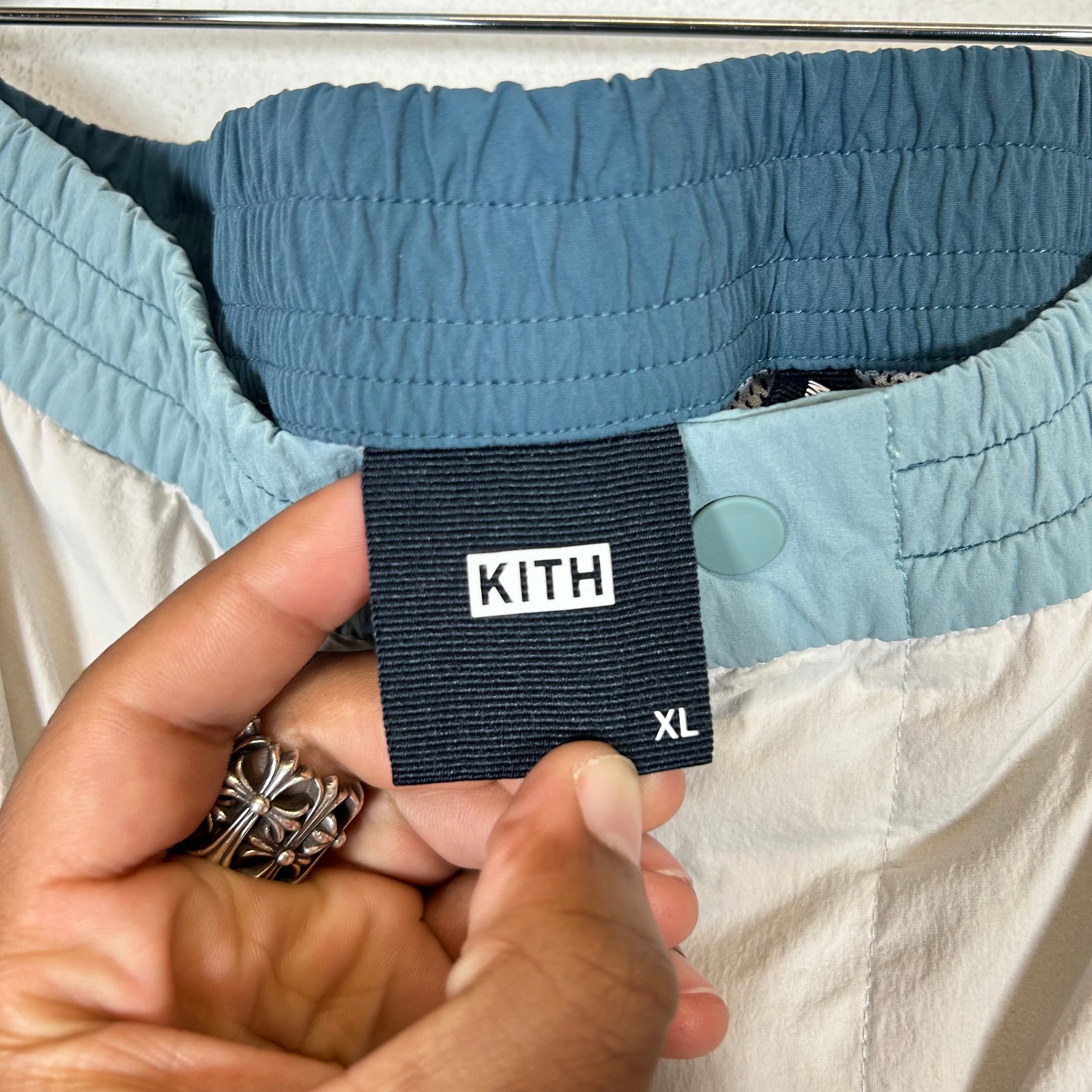 Kith Blue Color-Block Madison Short Size XL