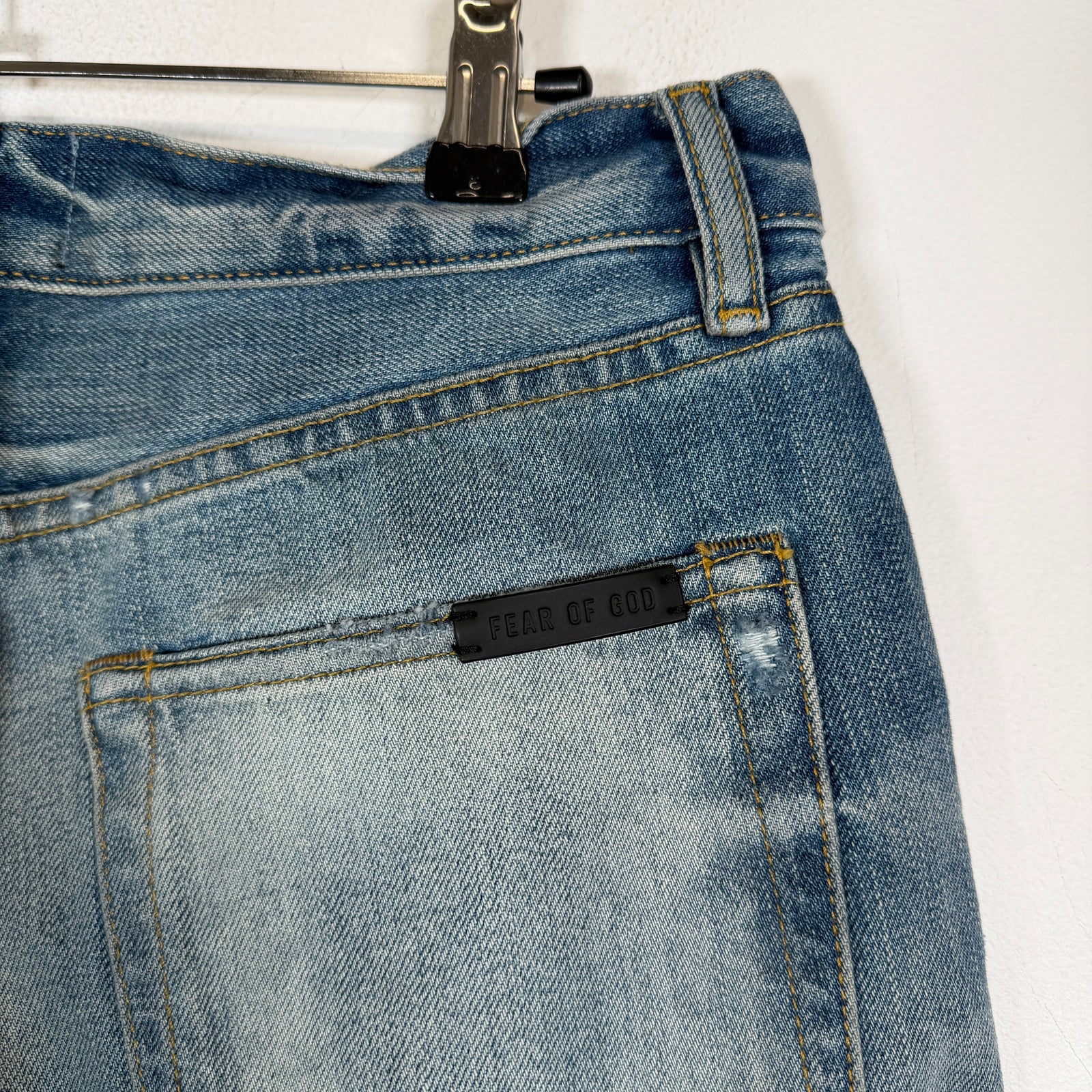 Fear Of God Lightwash Seventh Collection Denim Jeans Size 31