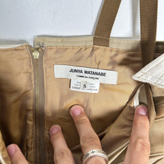 Junya Watanbe CDG Khaki Patchwork Dress Size S