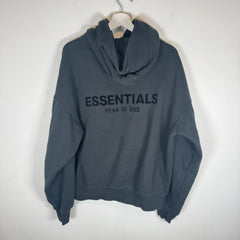 Essentials Black Hoodie Size M