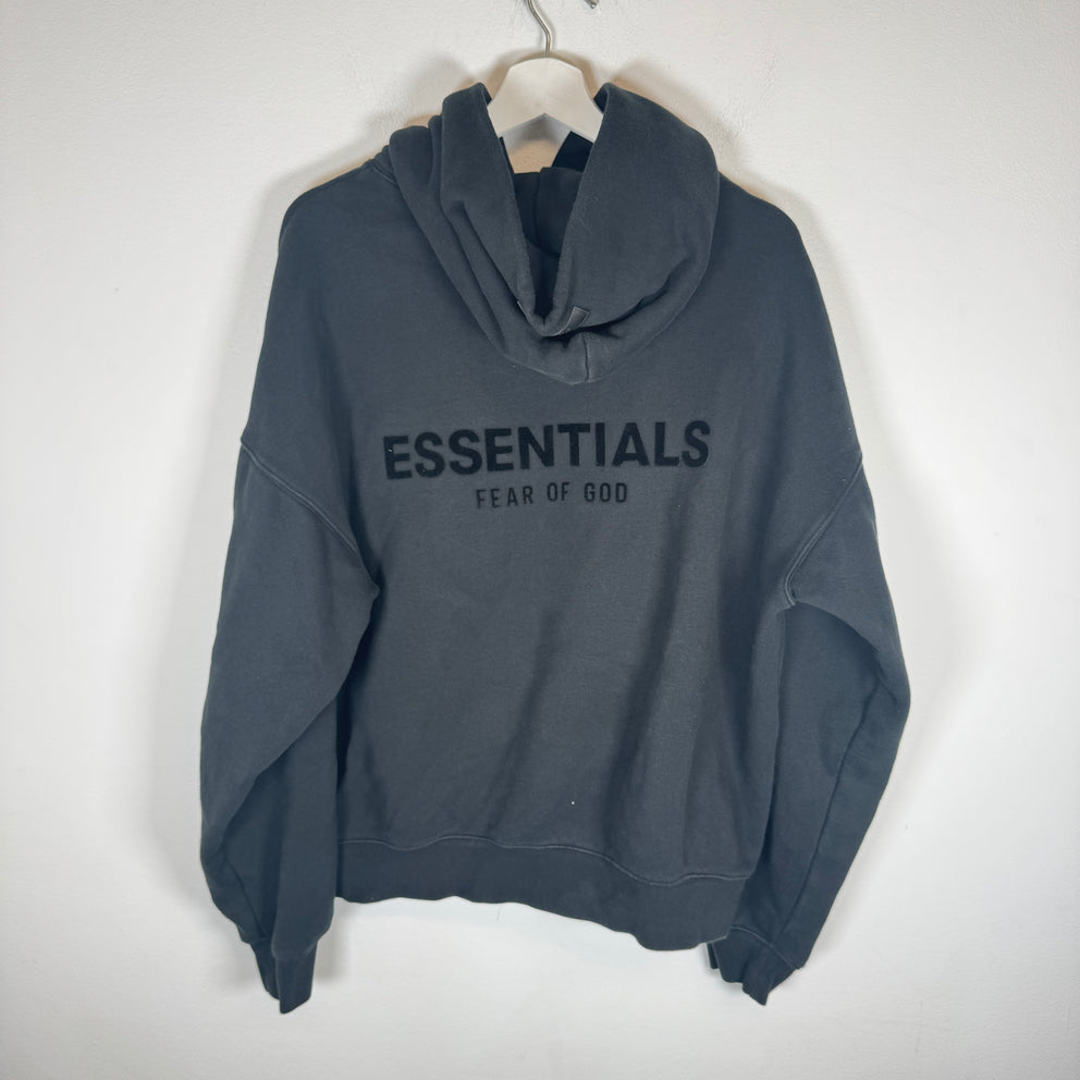 Essentials Black Hoodie Size M