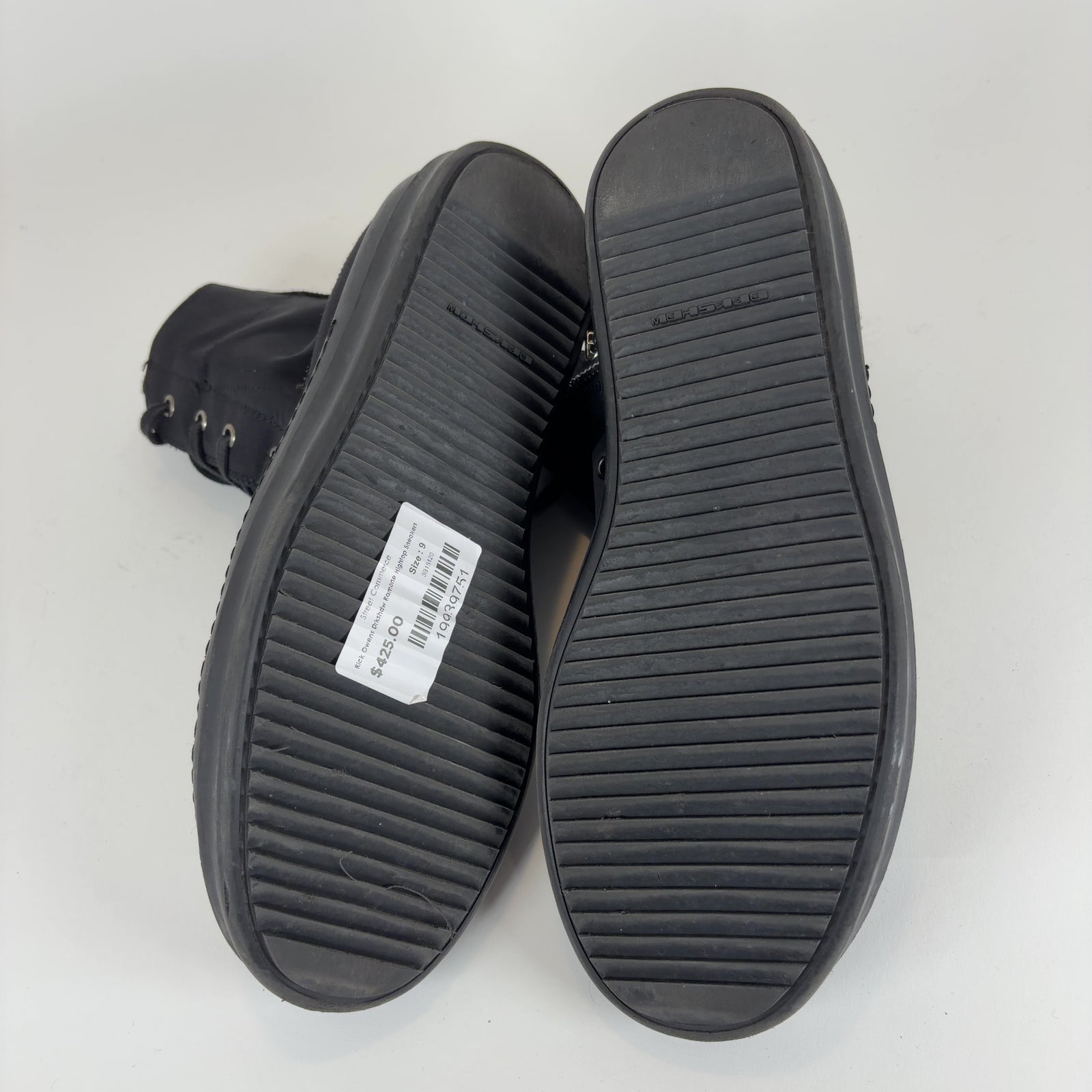 Rick Owens Drkshdw Ramone Hightop Sneakers