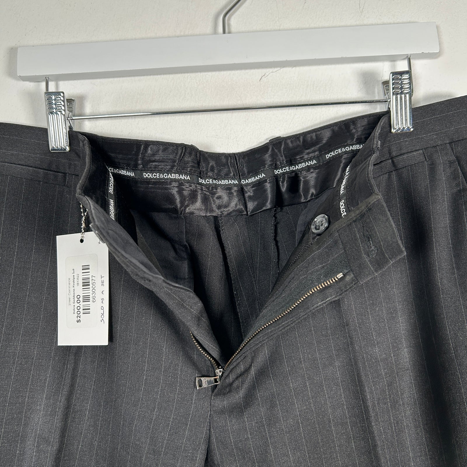 Dolce Gabbana Pinstripe Suit