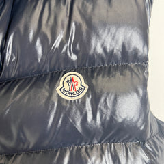 Moncler Puffer Vest Navy Size 5