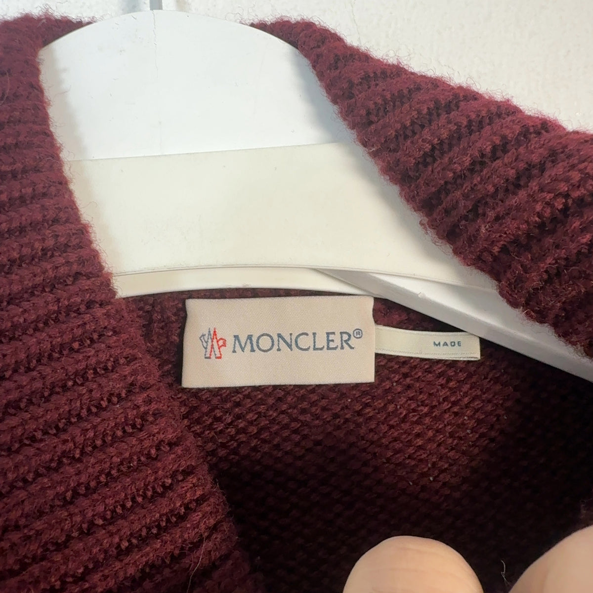 Moncler Maglione Spell Out Knit Sweater