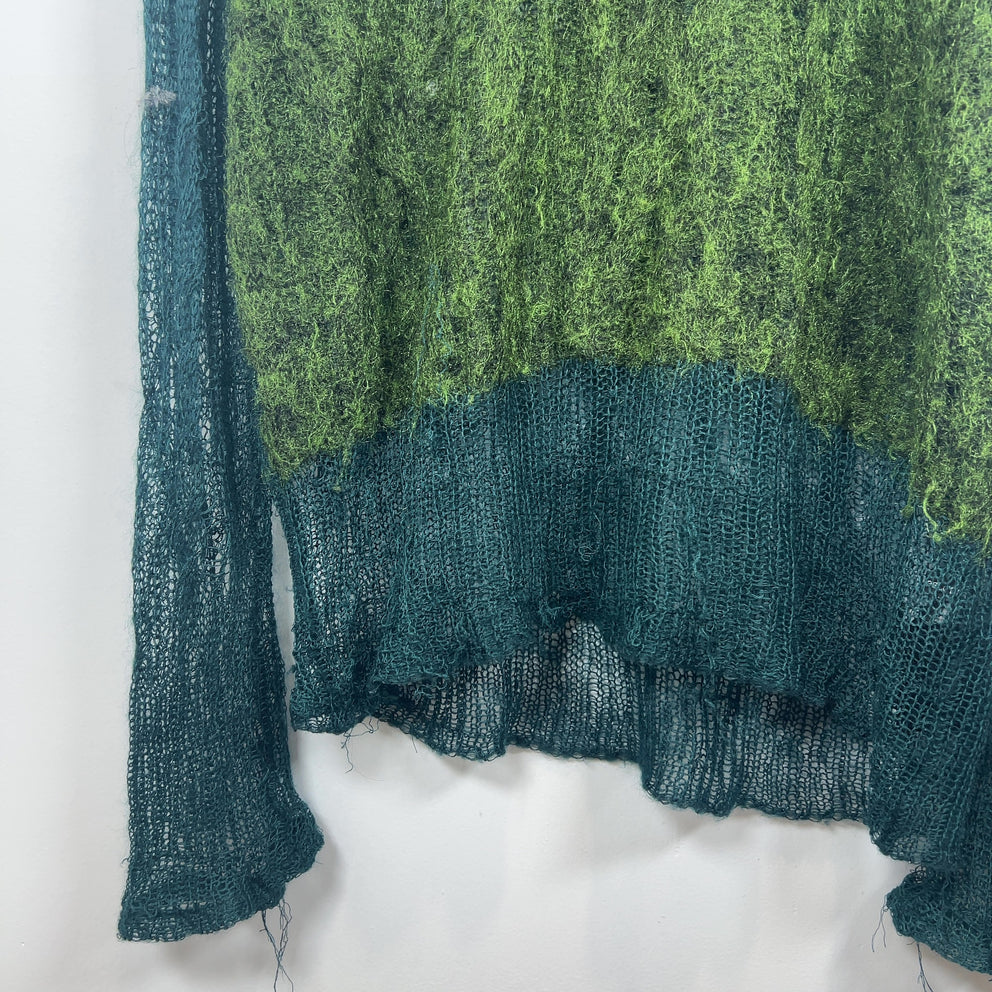 Ann Demeulemeester Distressed Mohair Sweater