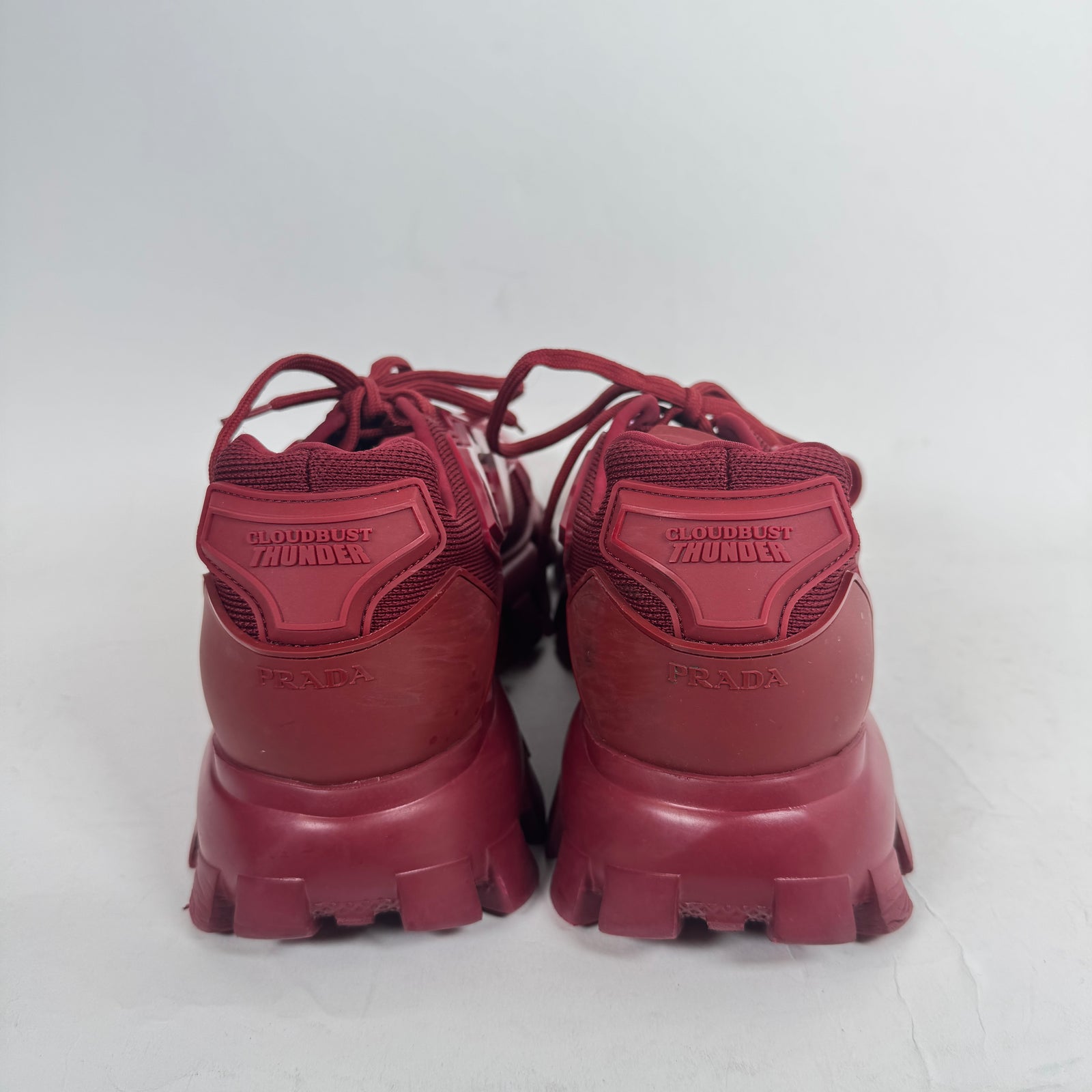 Prada Burgundy Red Cloudbust Size 9