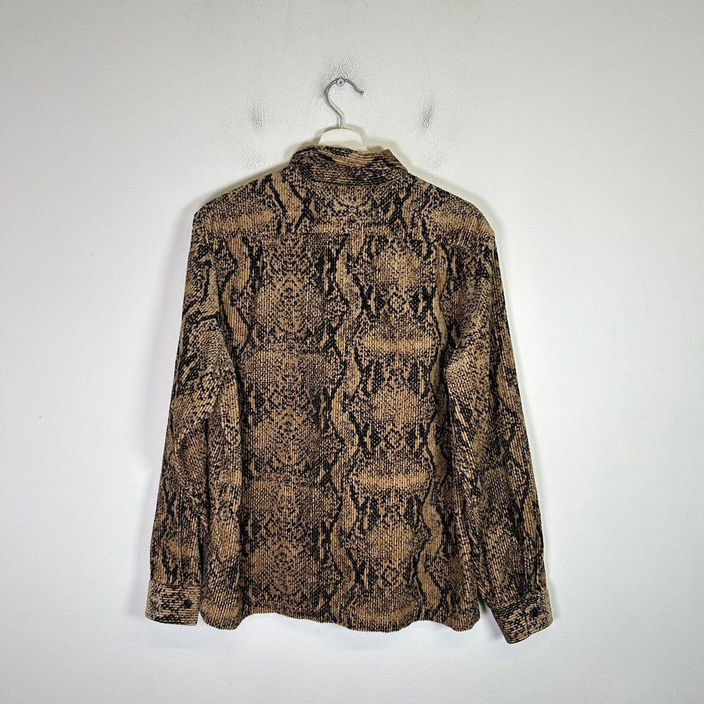 Supreme FW20 Snakeskin Corduroy Zip-Up Jacket