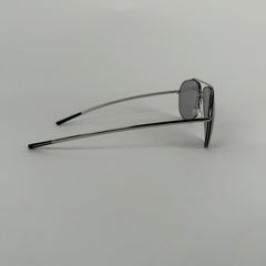 Christian Dior Homme Silver Aviator Sunglasses