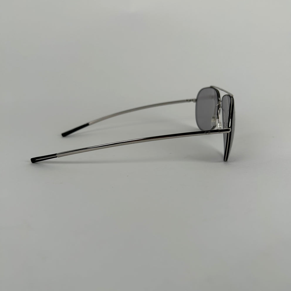Christian Dior Homme Silver Aviator Sunglasses