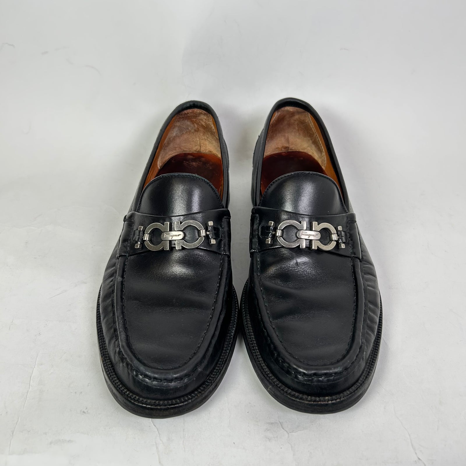 Salvatore Ferragamo David Gancini Bit Leather Loafer
