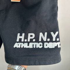 Heron Preston Black Logo Print Shorts Size S