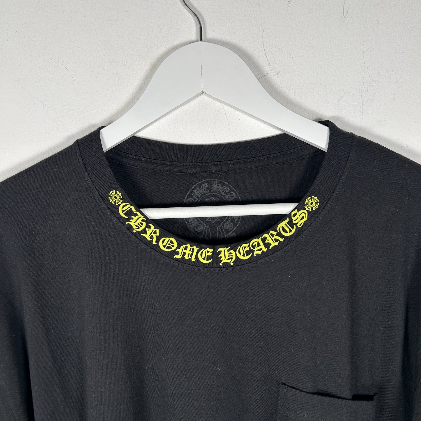 Chrome Hearts Yellow Spell Out Longsleeve Size XL