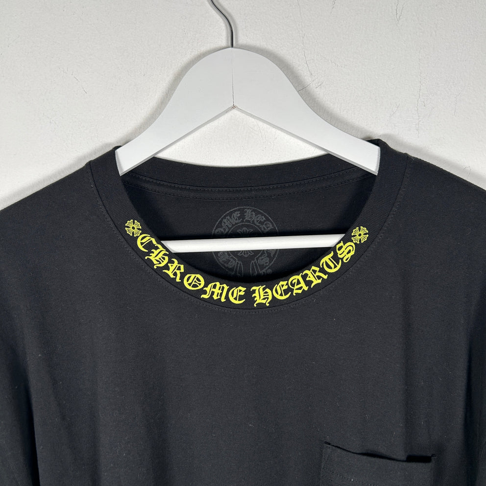 Chrome Hearts Yellow Spell Out Longsleeve Size XL