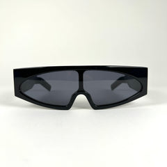 Rick Owens SS20 Tecuatl Gene Black Sunglasses
