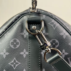 Louis Vuitton Monogram Eclipse Bandouliere Keepall 55