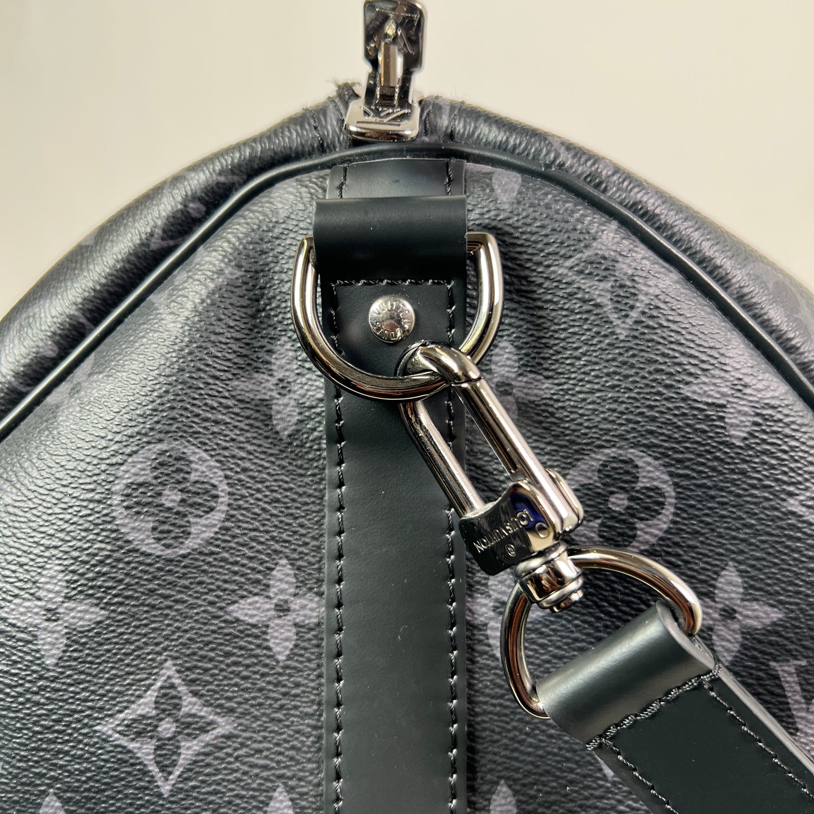 Louis Vuitton Monogram Eclipse Bandouliere Keepall 55