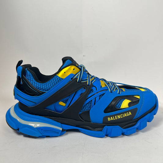 Balenciaga Blue/Yellow LED Track Sneaker Size 44