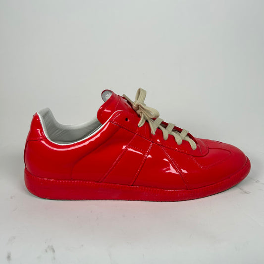 Maison Margiela Red Patent Leather Gats Size 45