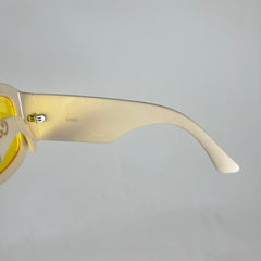Gucci Ivory GG Monogram Acetate Sunglasses