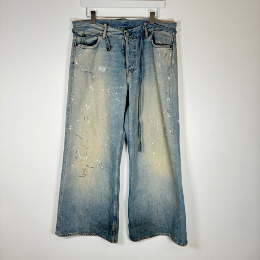 Acne Studios Super Baggy Fit Painter Jeans Size 38