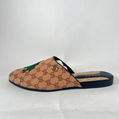 Gucci Beige LA Angels GG Monogram Mules Size GG 9.5