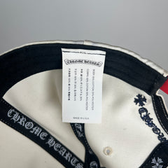 Chrome Hearts Cream/Red ‘4th Of July’ CH Baseball Cap