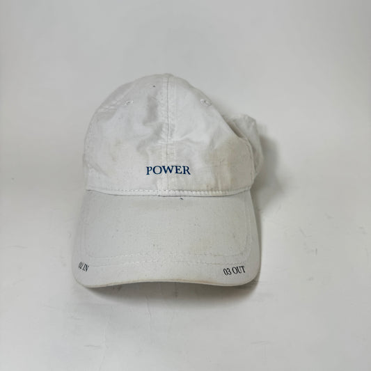 C2H4 White "Power" Hat