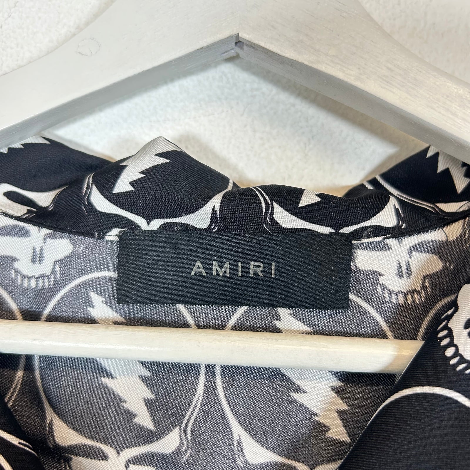 Amiri x Grateful Dead Skull Silk Shirt Size XXL