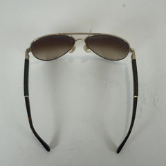 Chanel Lambskin Quilted CC Aviator Sunglasses