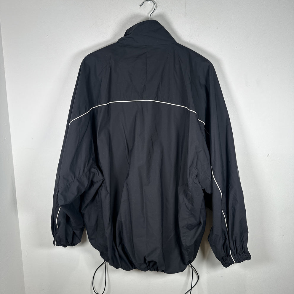 Balenciaga Logo Black Track Jacket Size XL