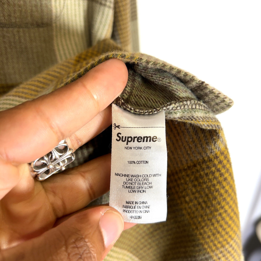 Supreme FW21 Plaid Flannel Shirt