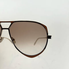 Alexander McQueen Pointed Aviator Sunglasses