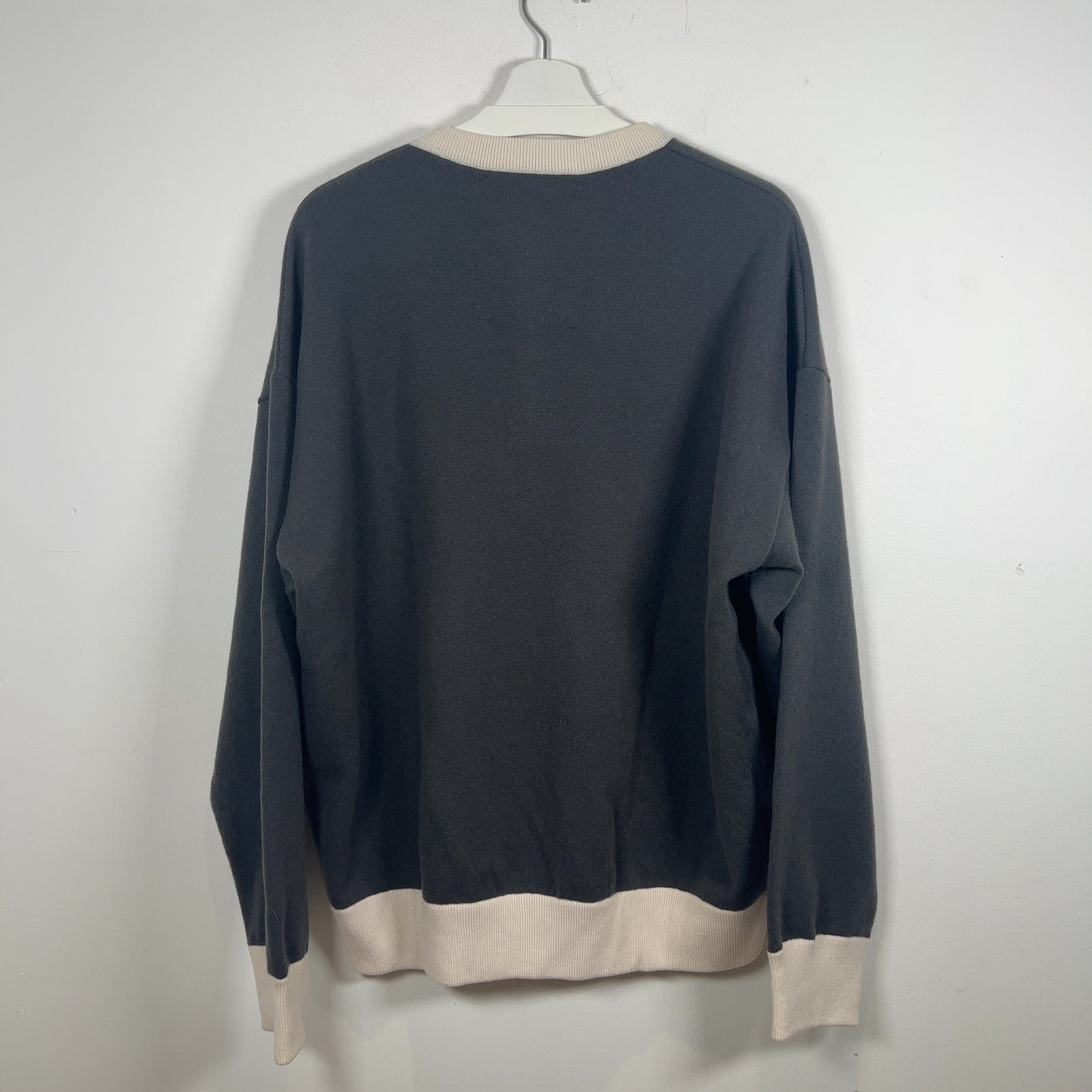 Bally 'St Moritz' Cashmere Placket 1/4 Button Sweater