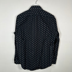 Celine Double Dot Navy Button-Up Shirt Size S