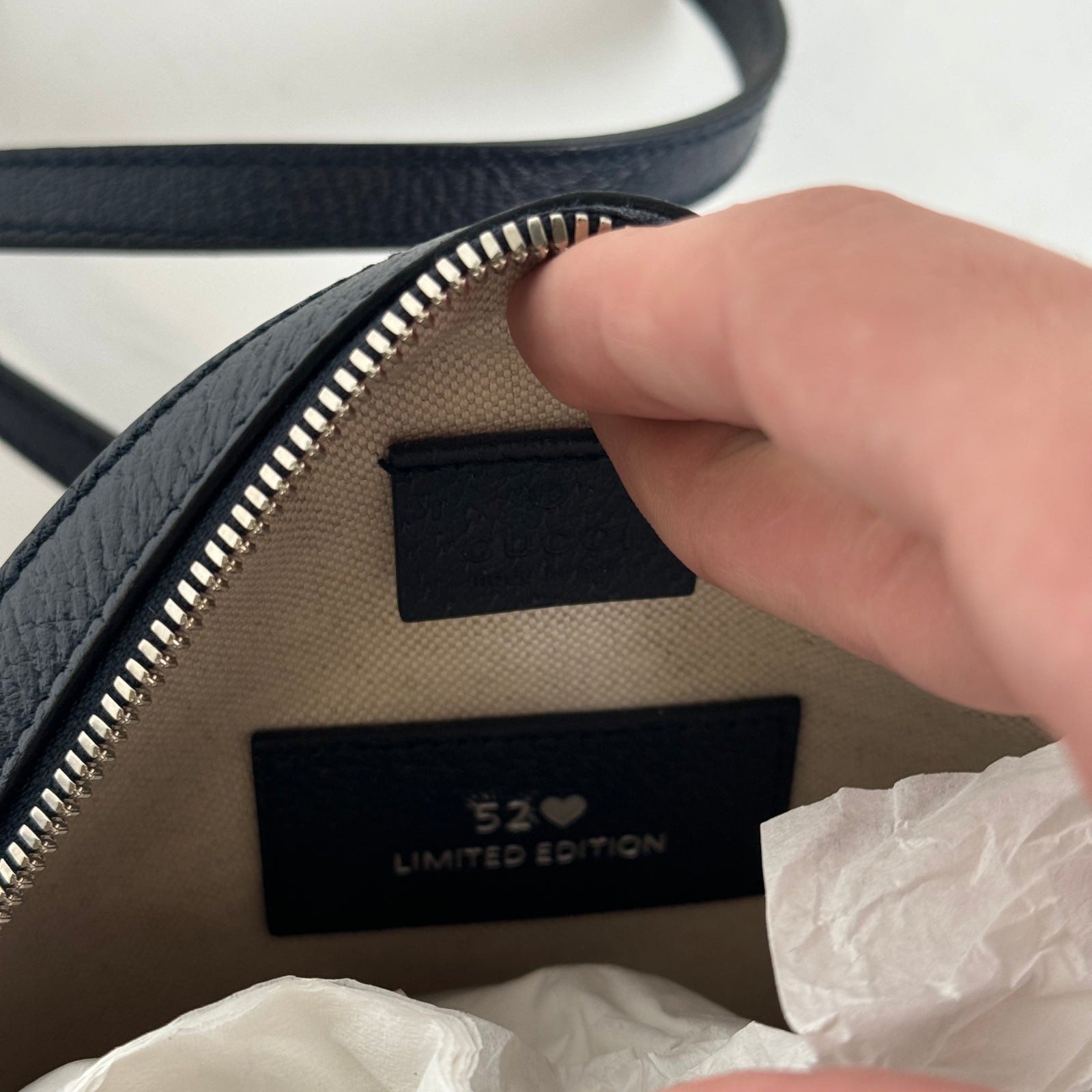 Gucci Red GG Canvas Marmont Round Crossbody Bag