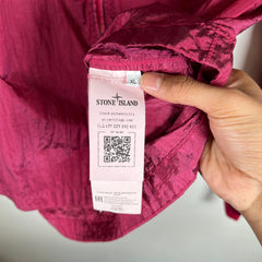 Stone Island Purple Nylon Jacket Size XL
