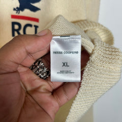 Reese Cooper Cream RCI Sweater Size XL