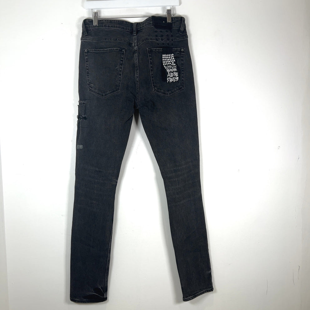 Ksubi 'Dynamite Trash' Distressed Skinny Denim Jeans