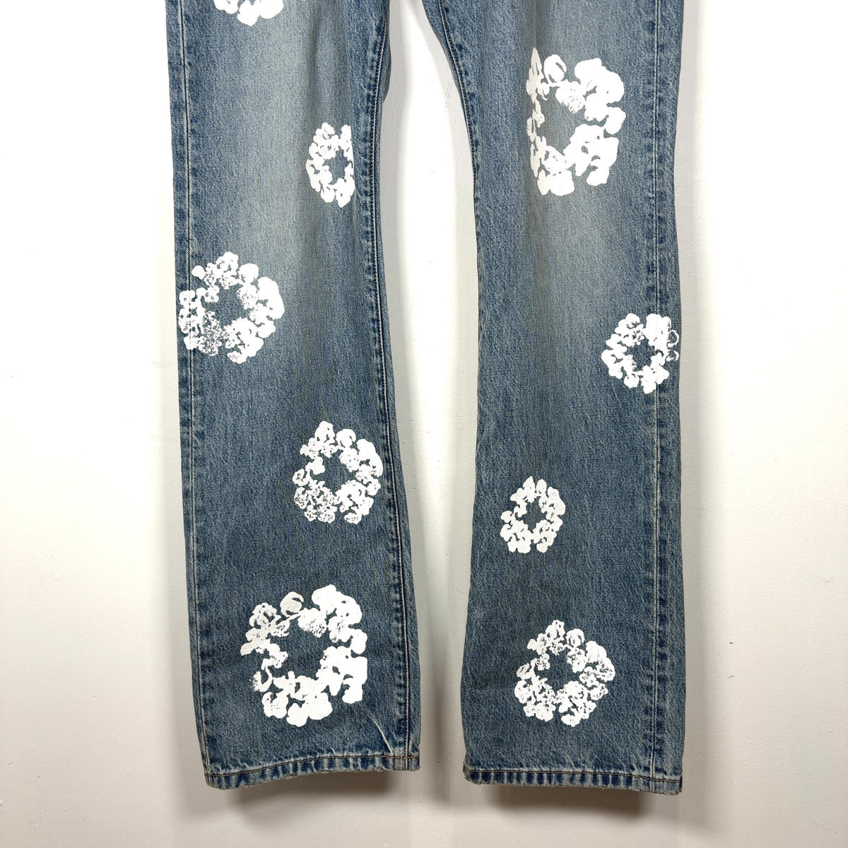 Denim Tears Wreath Graphic Denim Jeans