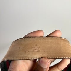 Gucci Web Interlocking G Belt