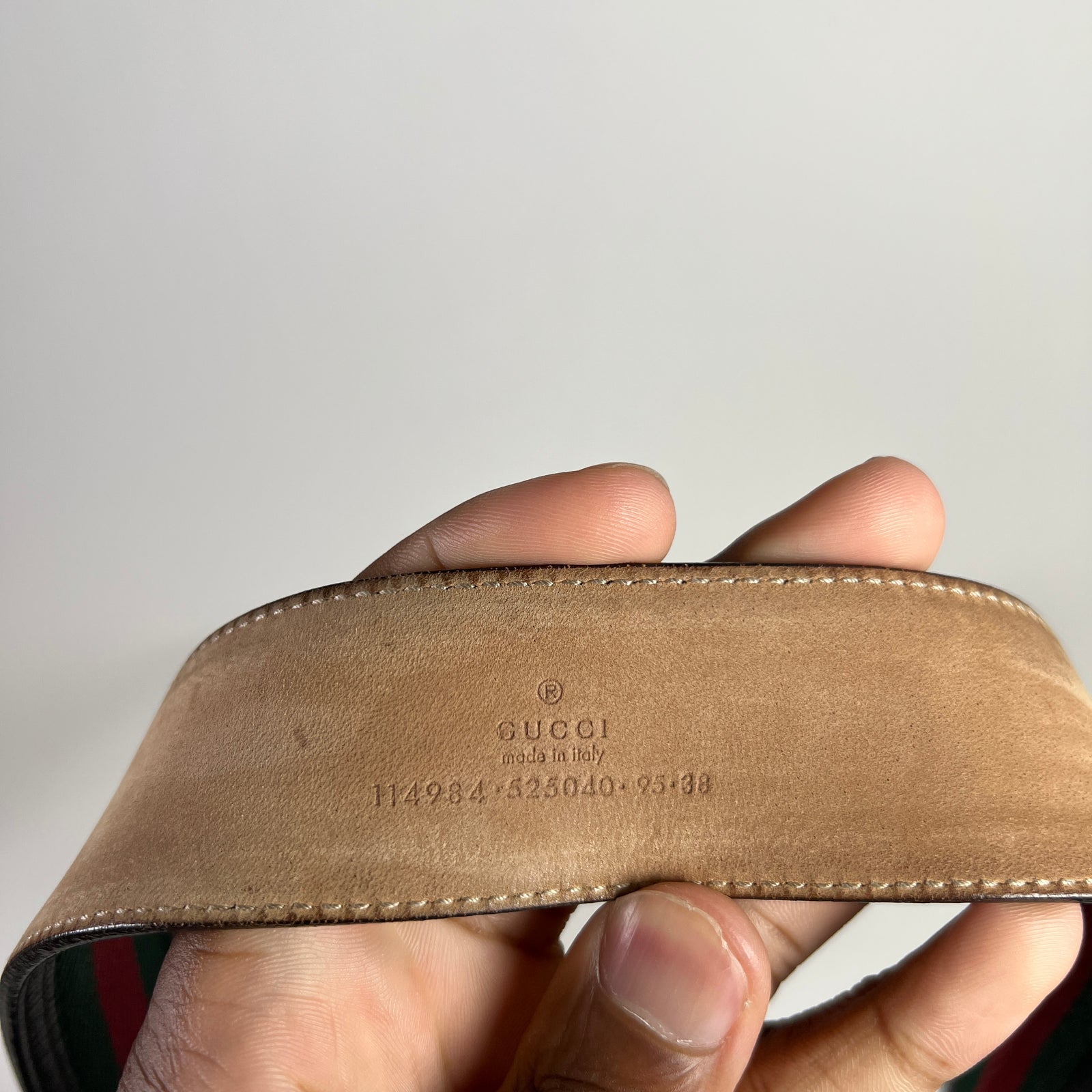 Gucci Web Interlocking G Belt