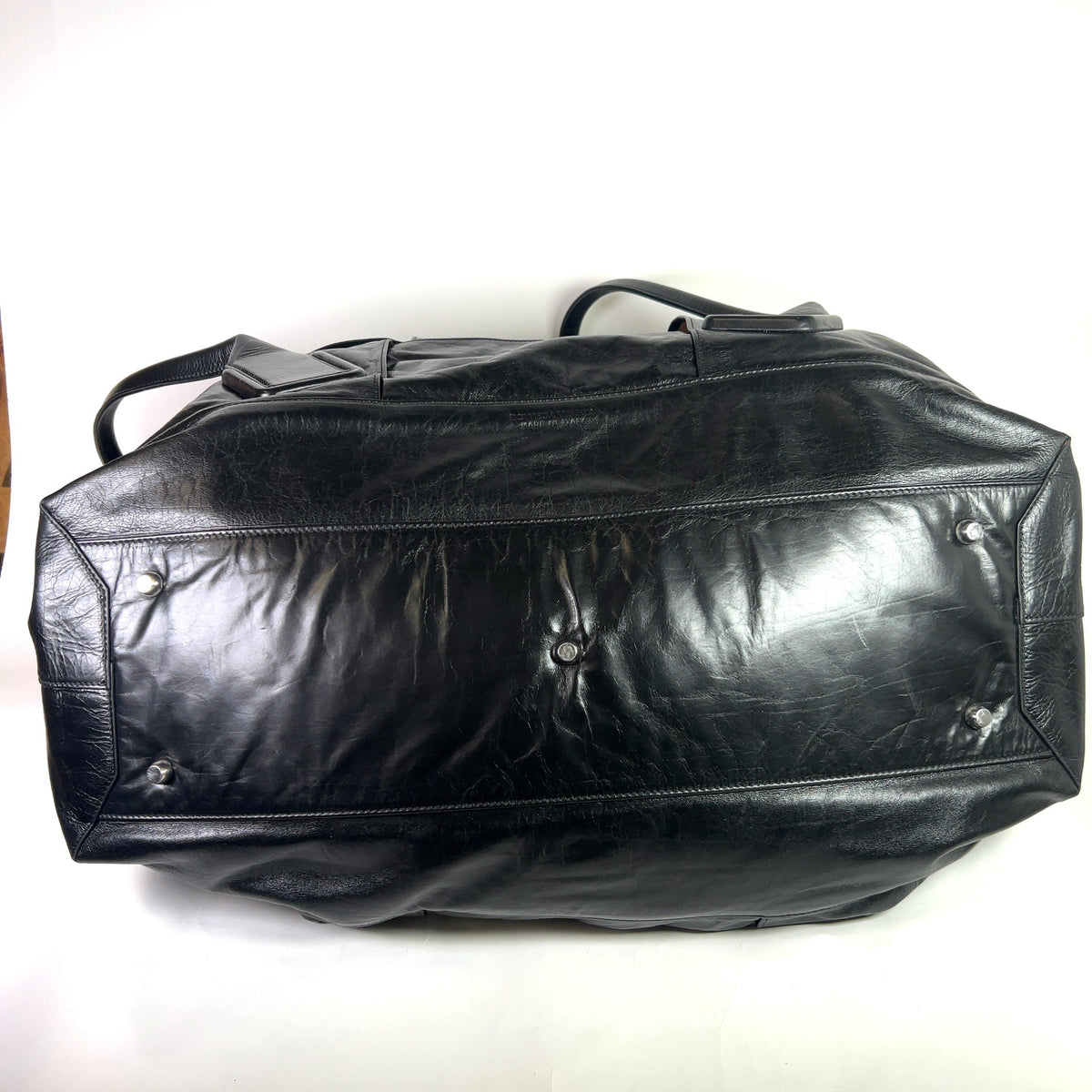 Bottega Veneta Leather Weekender Bag