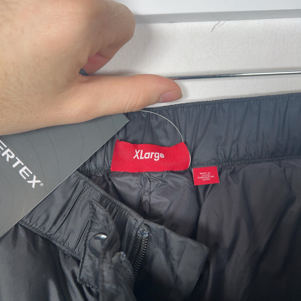 Supreme Black Micro Puffer Sweatpants