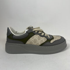Gucci Grey/Green GG Chunky Sneaker Size GG 8