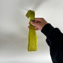Prada Green Tessuto Impunture Hobo Bag