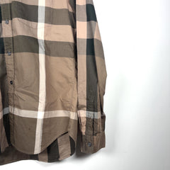 Burberry Big Plaid Button-Up Shirt