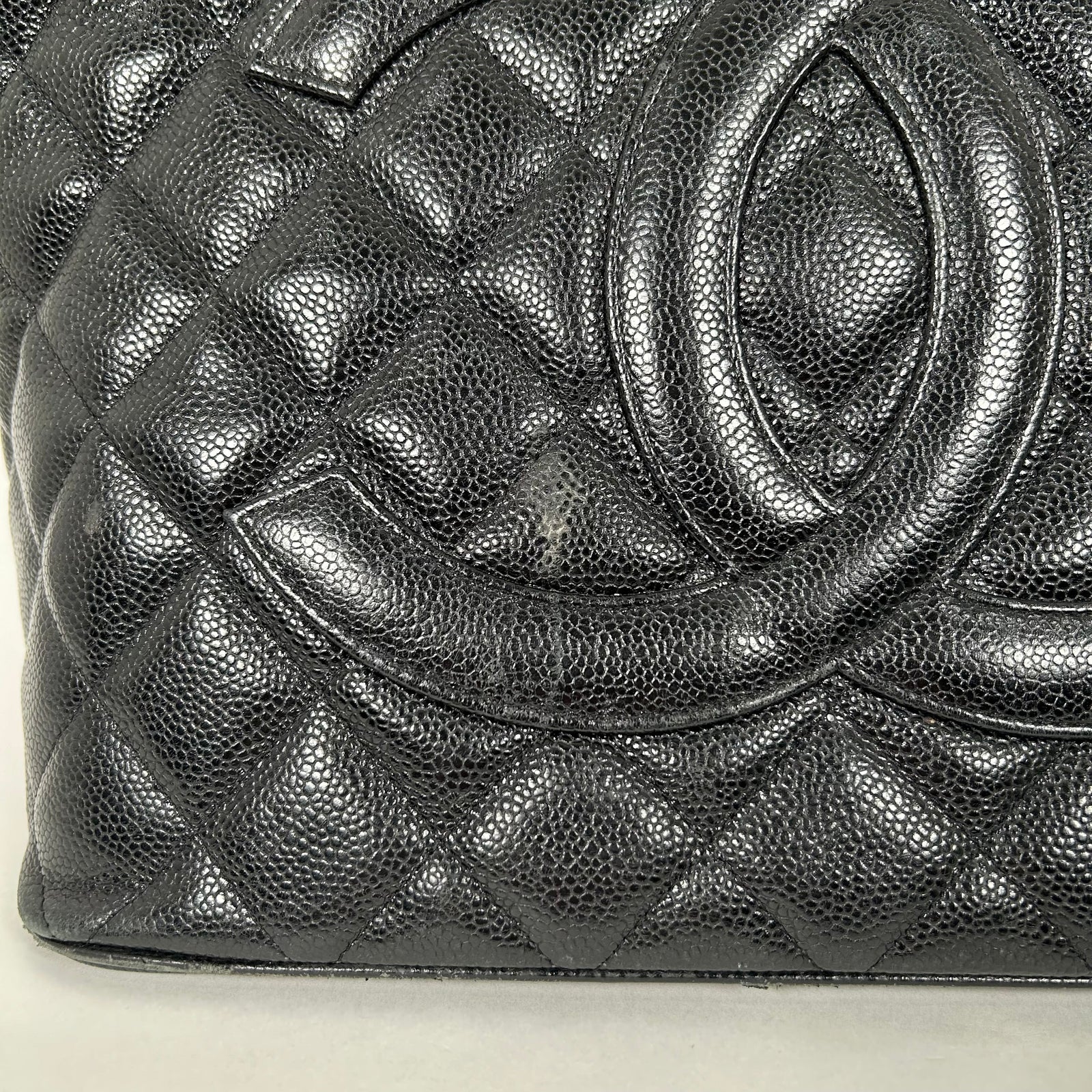 Chanel Medallion Tote Caviar