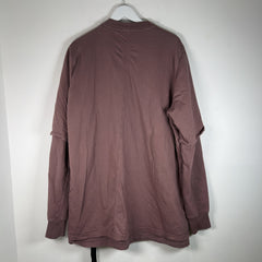 Rick Owens Double Layer Mauve Crewneck